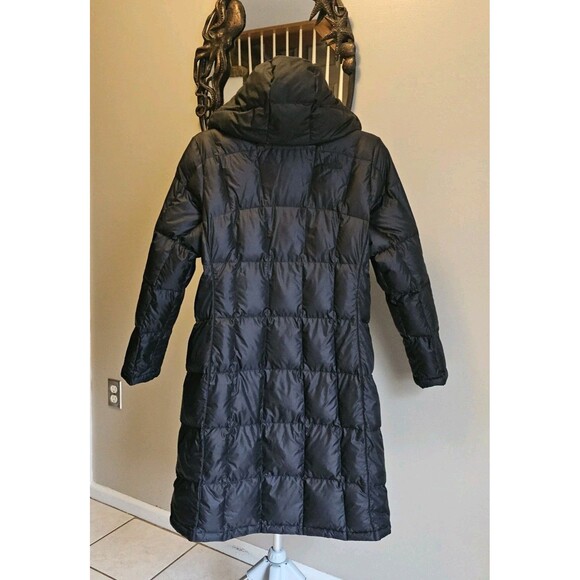 The North Face Metropolis 550 Down Puffer Jacket Parka Coat Womens L Long Black - Picture 10 of 10